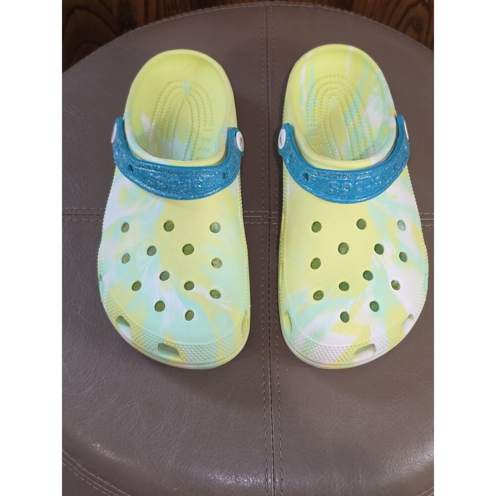 Crocs Unisex Adult Classic Margaritaville Clogs Jimmy Buffett Yellow Green M7/W9